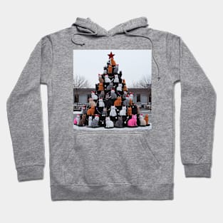 Cat Christmas Tree Hoodie